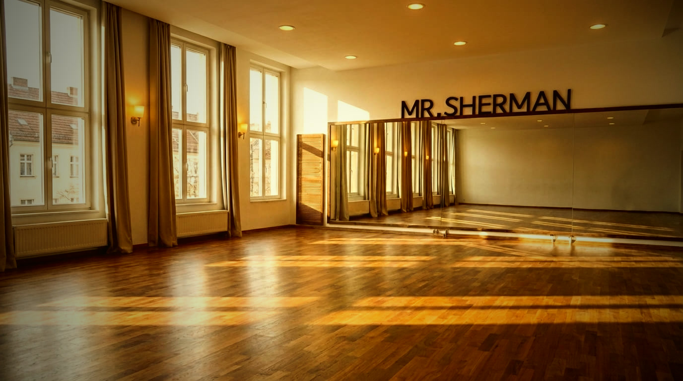 Mr.Sherman Studio Müggelsee — Tanzsaal in Berlin-Köpenick für Hochzeitstanz-Privattraining